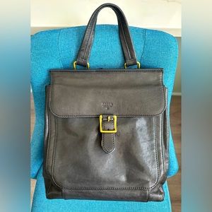 Fossil Genuine Leather Backpack Purse